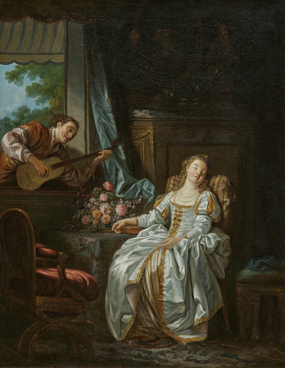 Jean-baptiste Leprince (1734-1781) l'Amour à l'Espagnole - Appraisal Francois Marandet