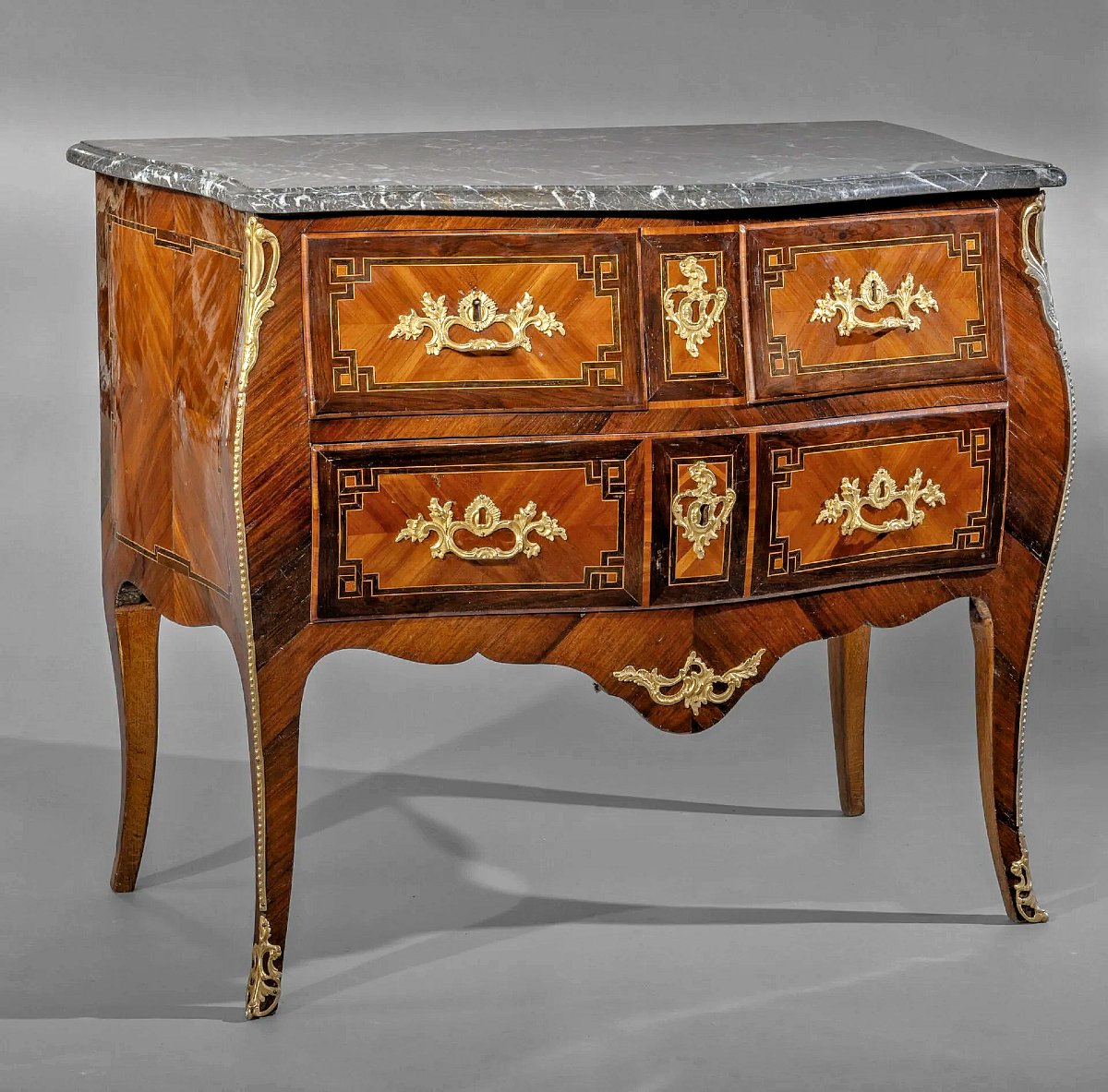 Louis XV Chest Of Drawers Circa 1765 Stamped H.wirtz Henri Wirtz Master Since October 5, 1748-photo-4