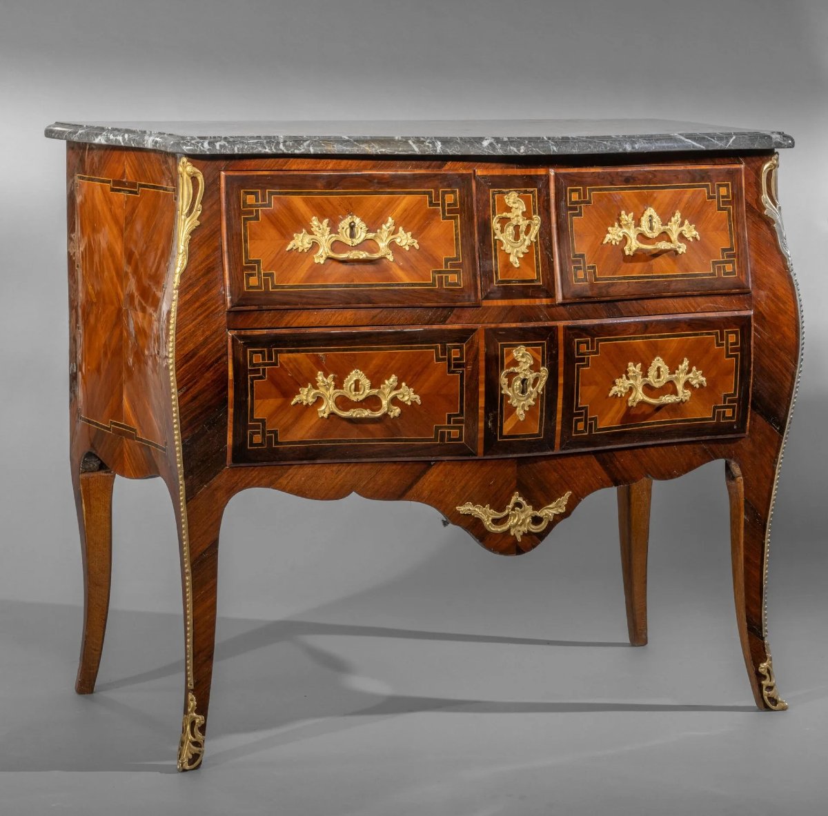 Louis XV Chest Of Drawers Circa 1765 Stamped H.wirtz Henri Wirtz Master Since October 5, 1748