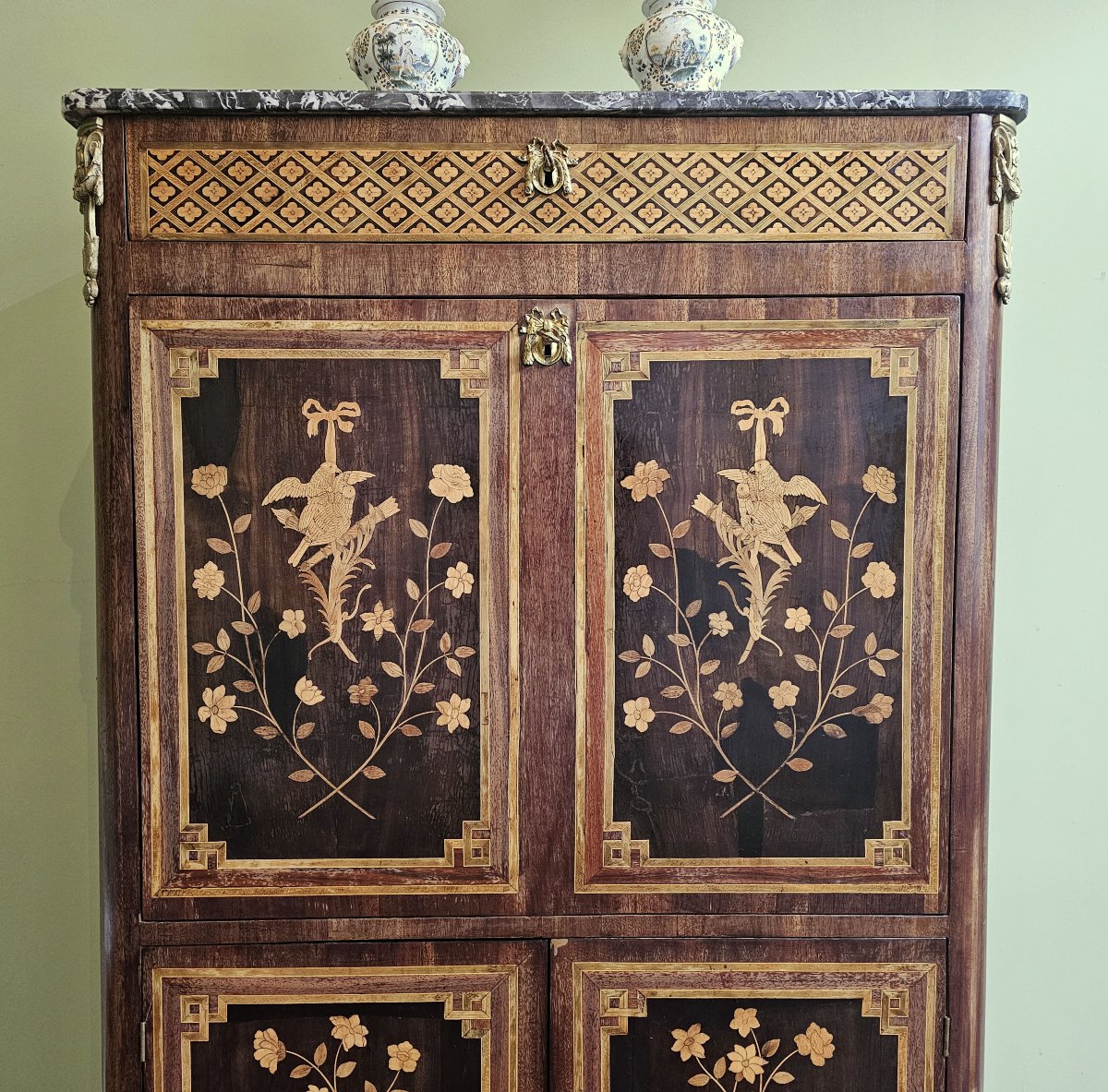 Secrétaire à abattant Louis XVI vers 1780 -photo-2