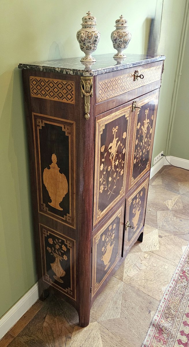 Secrétaire à abattant Louis XVI vers 1780 -photo-2
