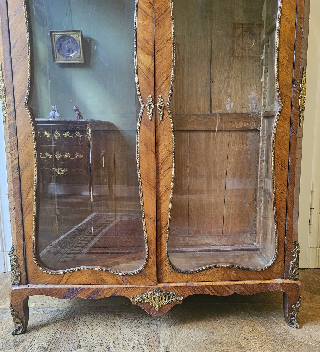 Vitrine Louis XV Vers 1760 Estampillée P Roussel - Pierre Roussel 1723-1782-photo-4