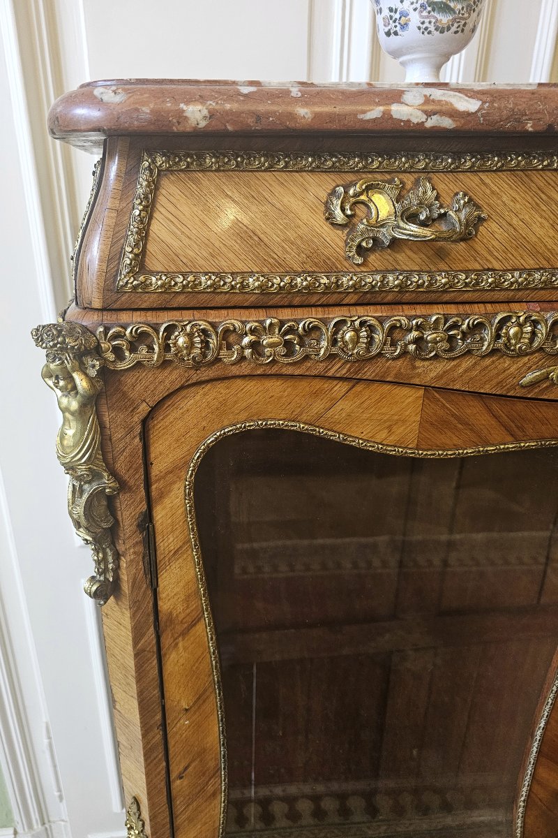 Vitrine Louis XV Vers 1760 Estampillée P Roussel - Pierre Roussel 1723-1782-photo-3