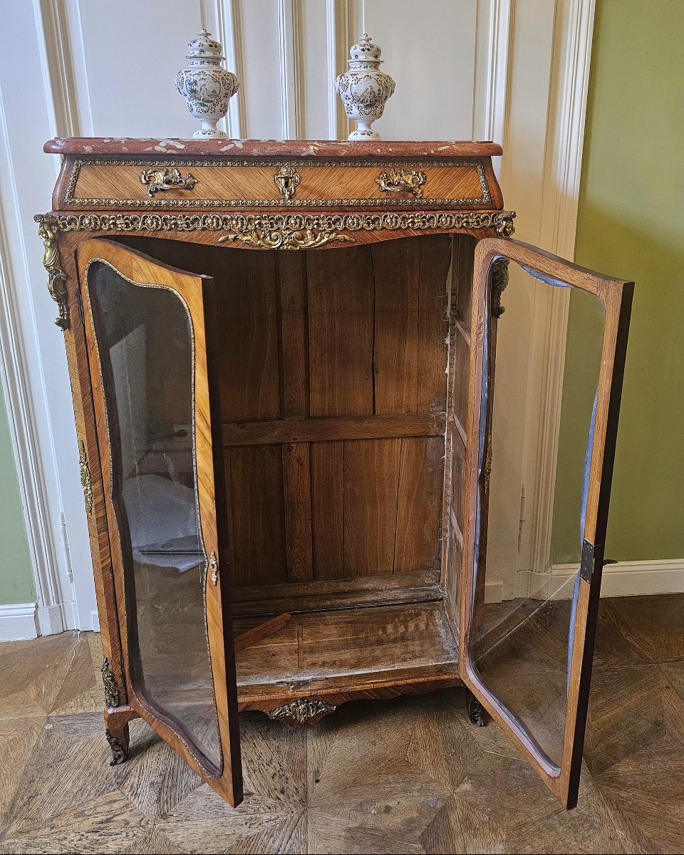 Vitrine Louis XV Vers 1760 Estampillée P Roussel - Pierre Roussel 1723-1782-photo-6