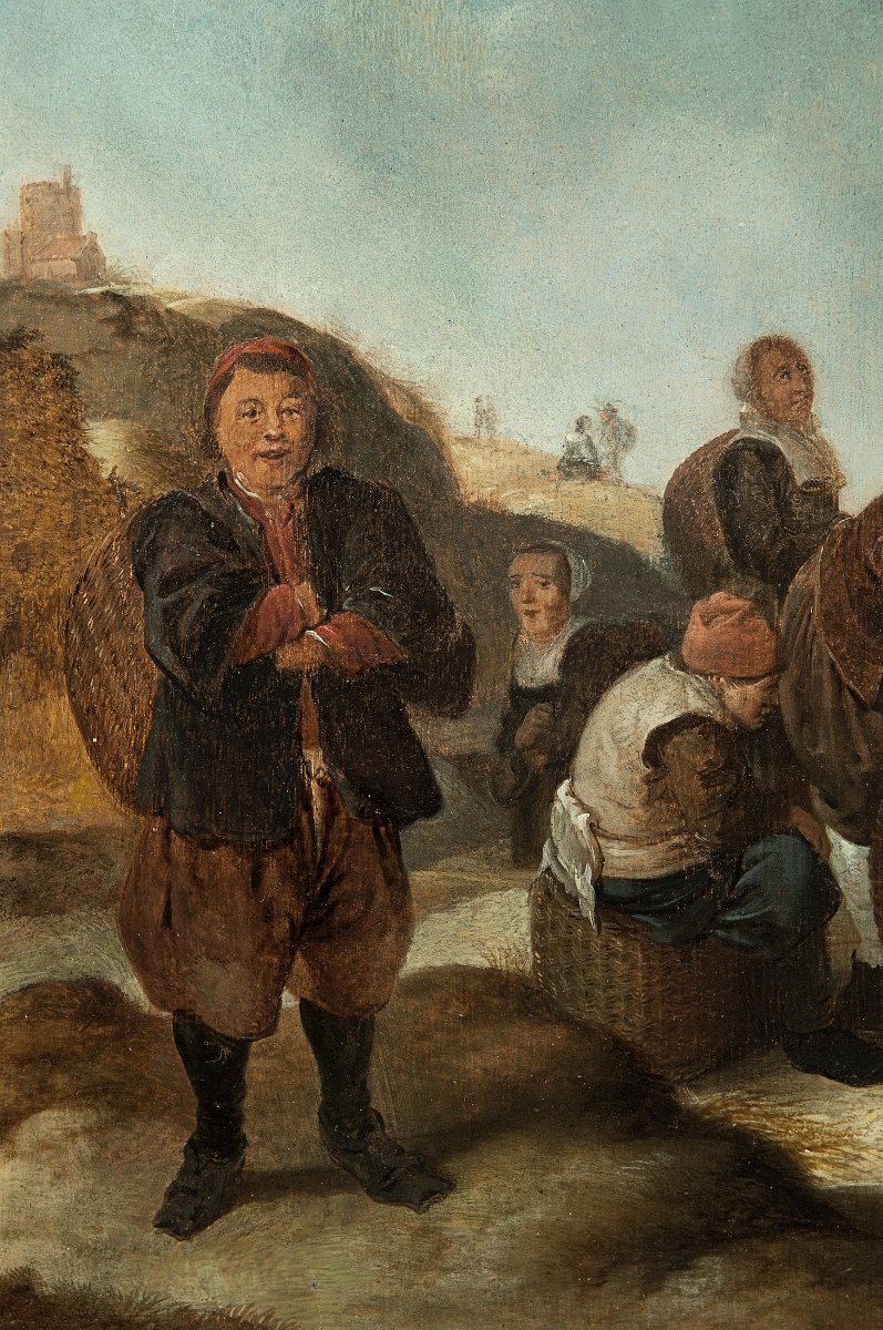 Jan Miense Molenaer (1609/1610–1668)  The Return Of The Fishermen  Circa 1640  Expertise-photo-2