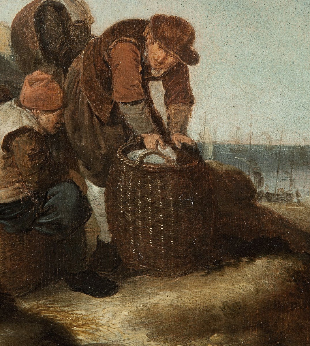 Jan Miense Molenaer (1609/1610–1668)  The Return Of The Fishermen  Circa 1640  Expertise-photo-2