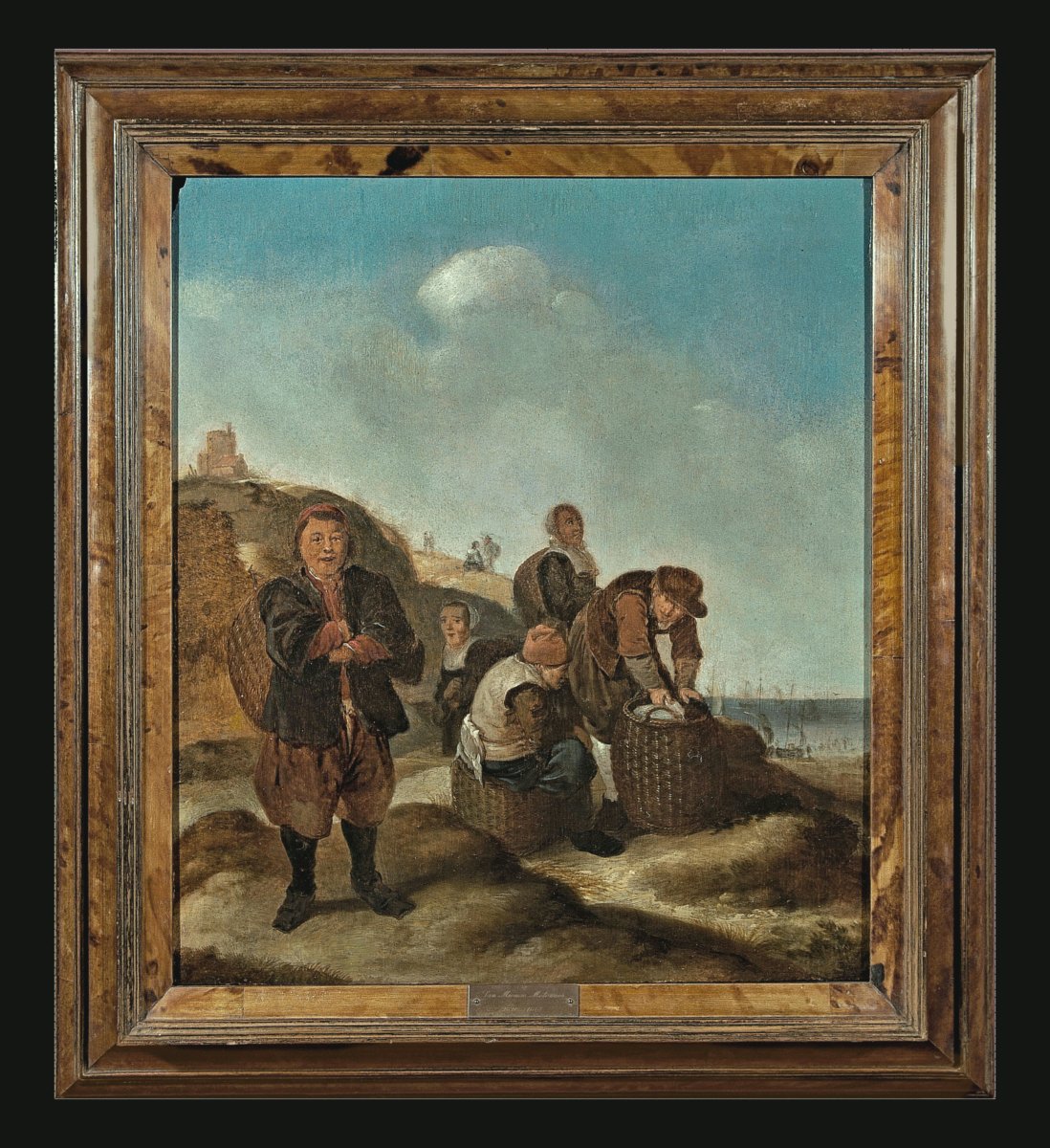 Jan Miense Molenaer (1609/1610–1668)  The Return Of The Fishermen  Circa 1640  Expertise