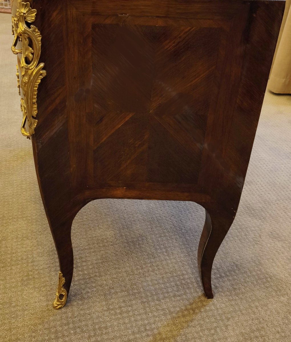 Commode Louis XV Jean-Charles Ellaume attribuée à vers 1760 -photo-3