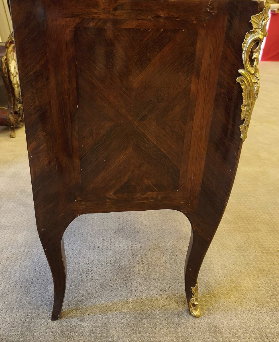 Commode Louis XV Jean-Charles Ellaume attribuée à vers 1760 -photo-4