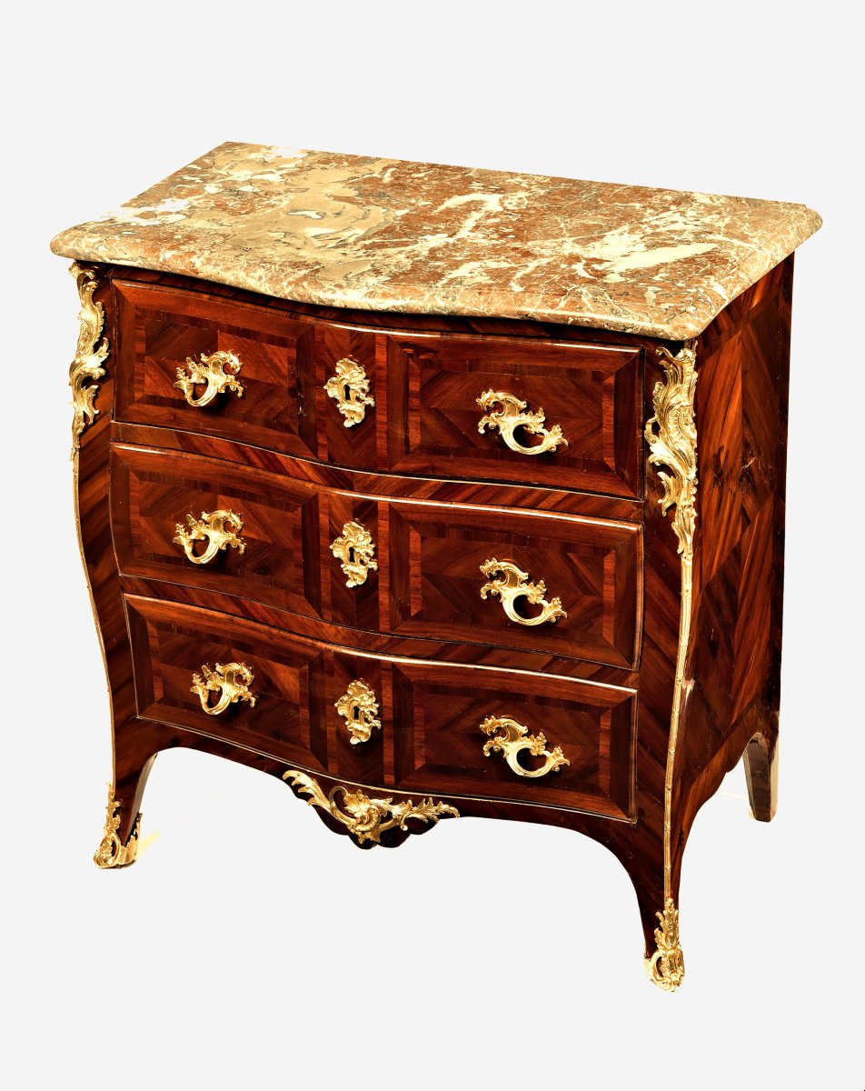 Commode Louis XV vers 1765 estampillée N.A.LAPIE  Nicolas Alexandre Lapie (1730-1775) -photo-2