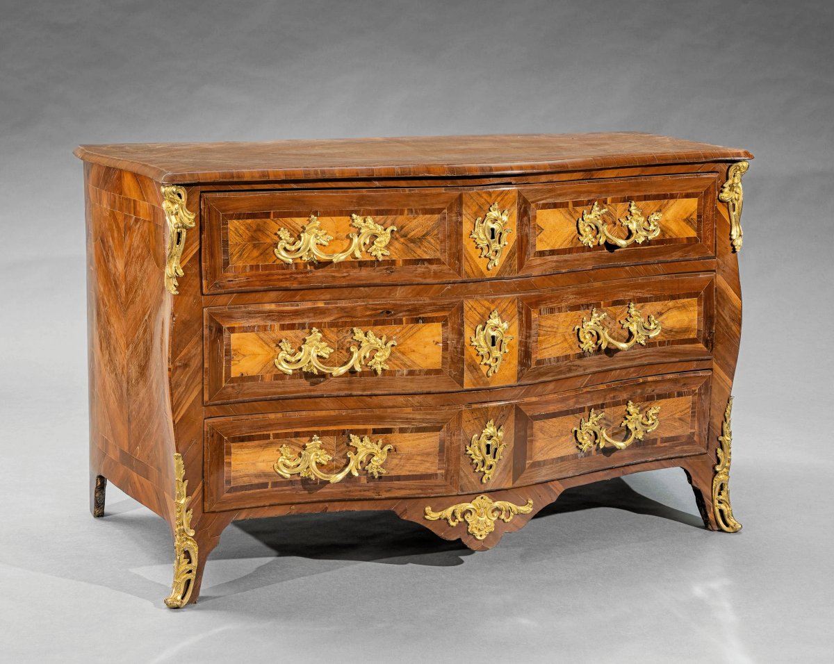 Commode Rococo Allemagne Probablement Sud de l'Allemagne vers 1760 Louis XV -photo-2