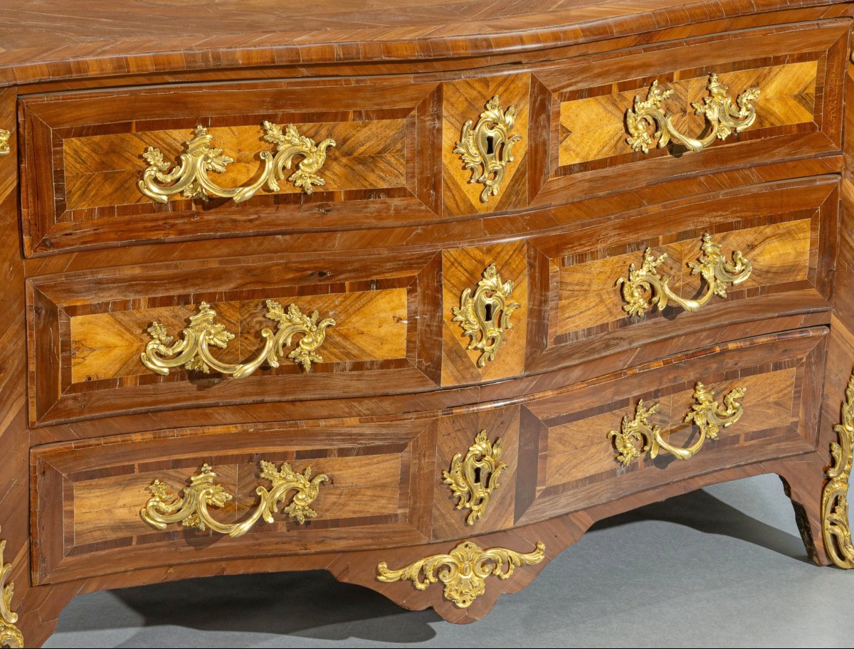 Commode Rococo Allemagne Probablement Sud de l'Allemagne vers 1760 Louis XV -photo-3