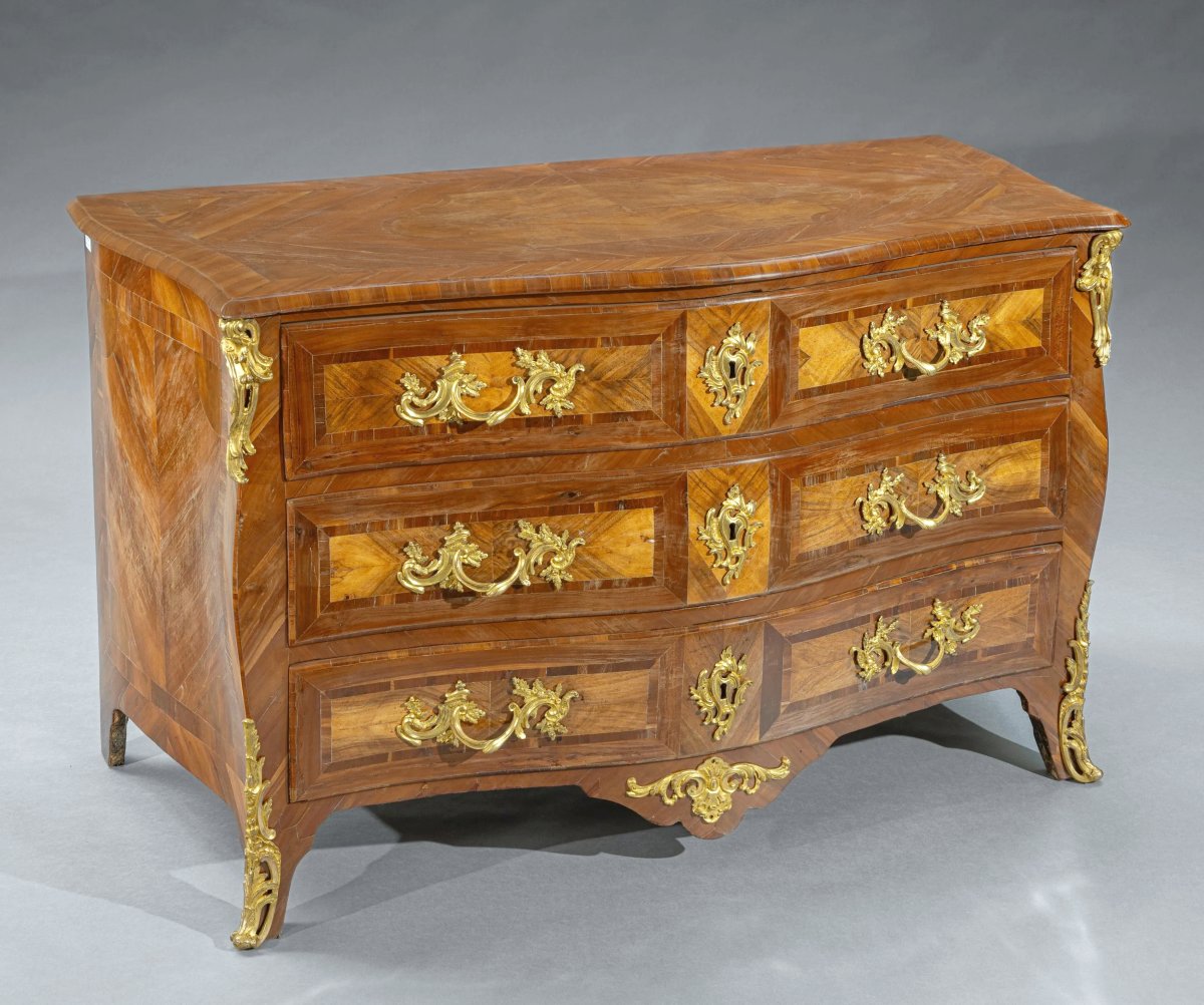 Commode Rococo Allemagne Probablement Sud de l'Allemagne vers 1760 Louis XV 