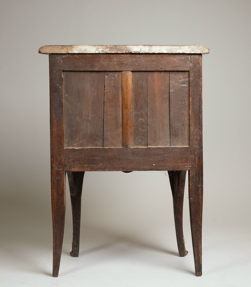 Commode Louis XV Jean-Charles Ellaume attribuée à vers 1760 -photo-2