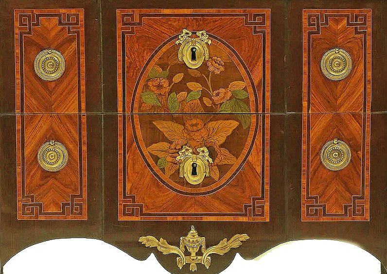 Louis XVI Transition-style Chest Of Drawers By Jacques Bircklé, Master Craftsman, July 30, 1764 (attributed)-photo-3