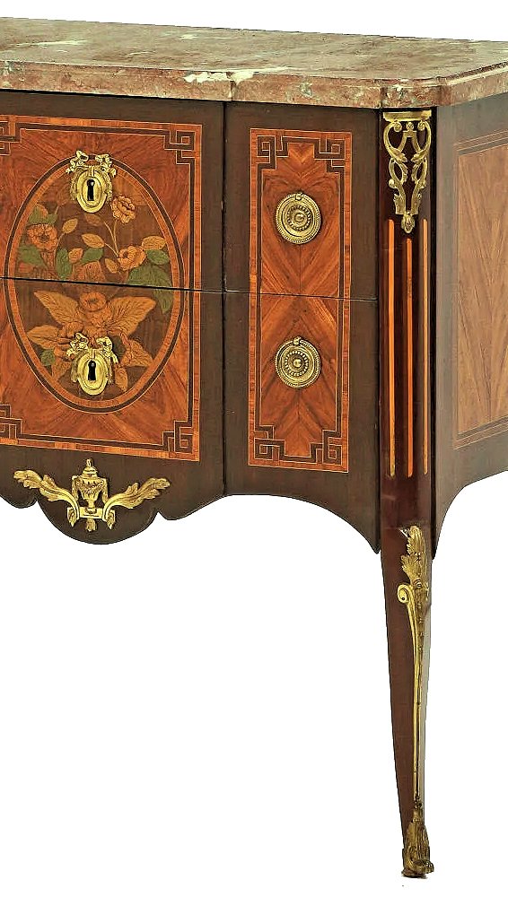 Louis XVI Transition-style Chest Of Drawers By Jacques Bircklé, Master Craftsman, July 30, 1764 (attributed)-photo-2