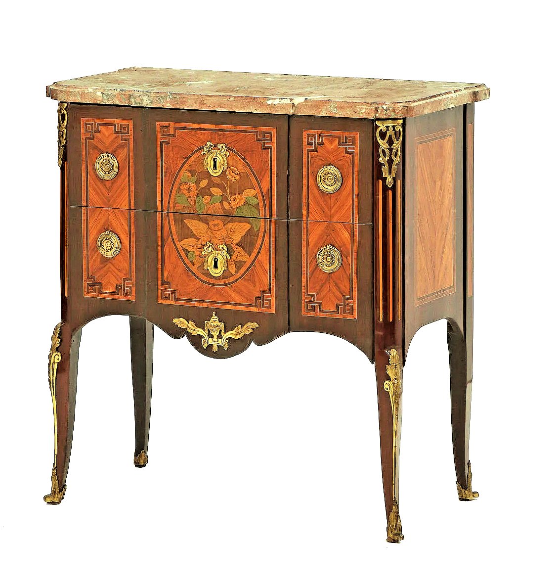 Louis XVI Transition-style Chest Of Drawers By Jacques Bircklé, Master Craftsman, July 30, 1764 (attributed)