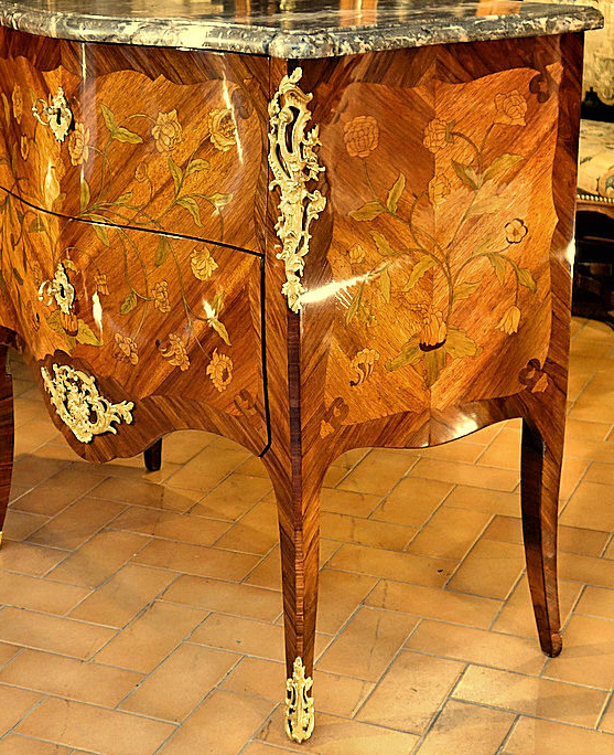 Commode Stamped Delorme, Louis XV Around 1765-photo-5