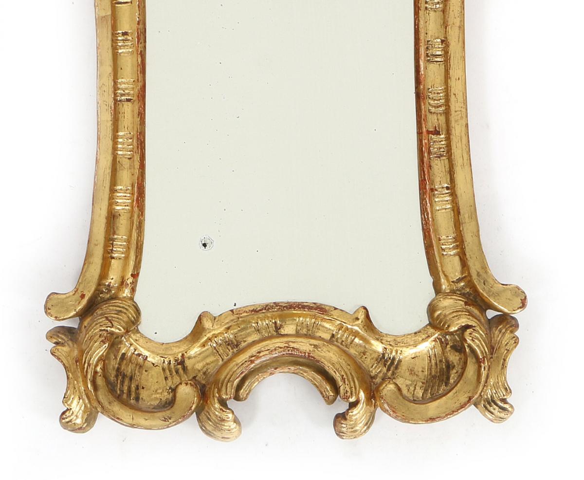 Louis XV Mirror Around 1765 Golden Wood H. 59 Cm-photo-4