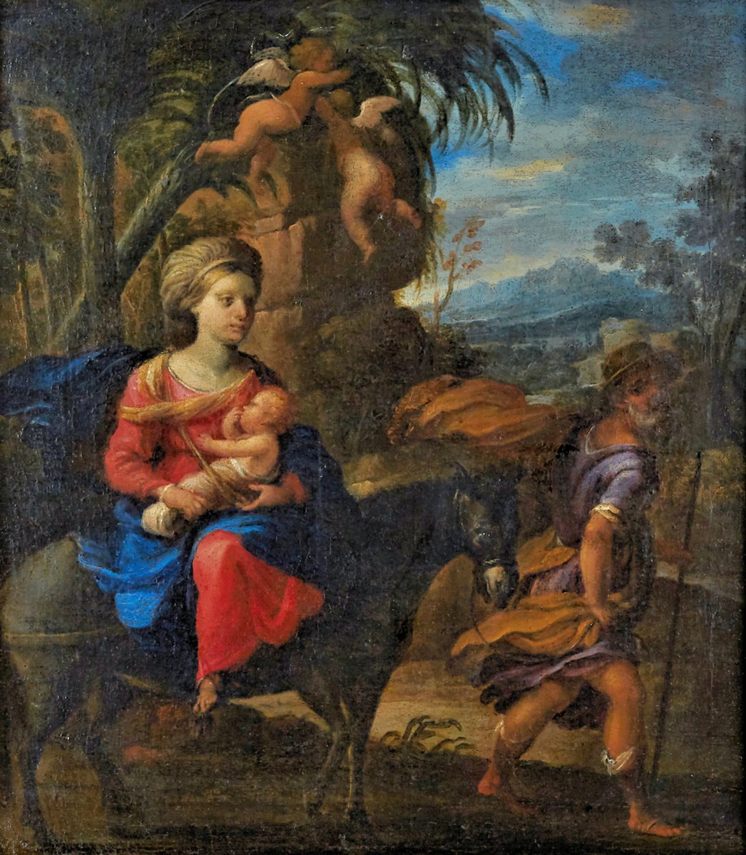 Giulio Carpioni (* 1613 In Venice; † January 29, 1678 In Vicenza) The Flight To Egypt-photo-2