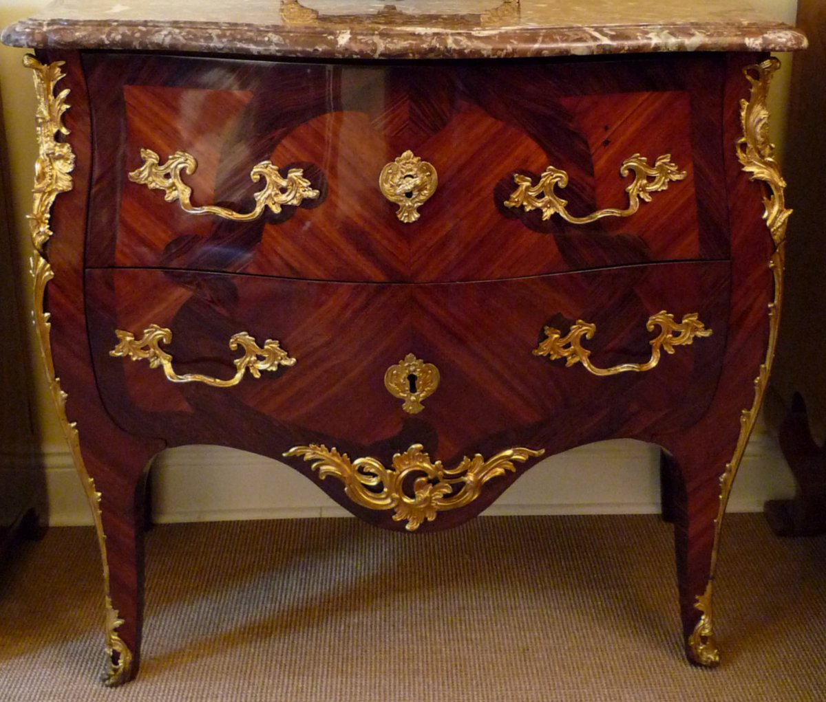 Louis XV Commode Stamped I. Dubois Around 1760 Jacques Dubois 1693-1763-photo-3