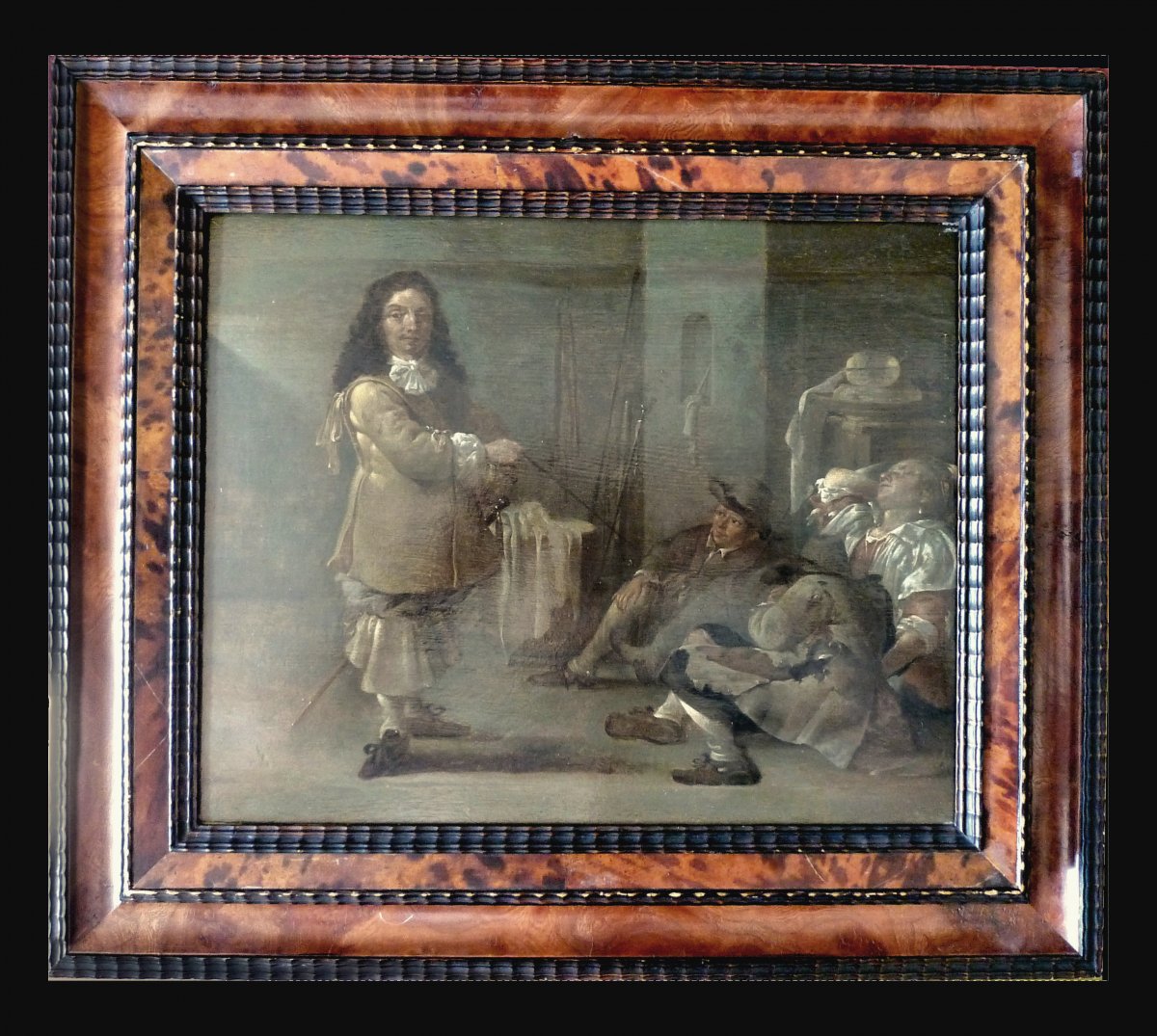 Jacob Duck (circa 1600-1667) Sleeping A Prostitute In A Guard Post C. 1660-photo-2