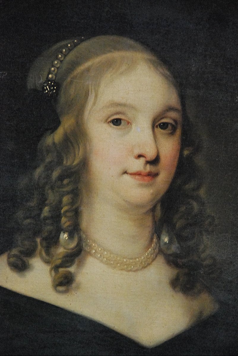 Gerrit Van Honthorst Utrecht 1592 - 1656 Portrait Of A Noble Woman
