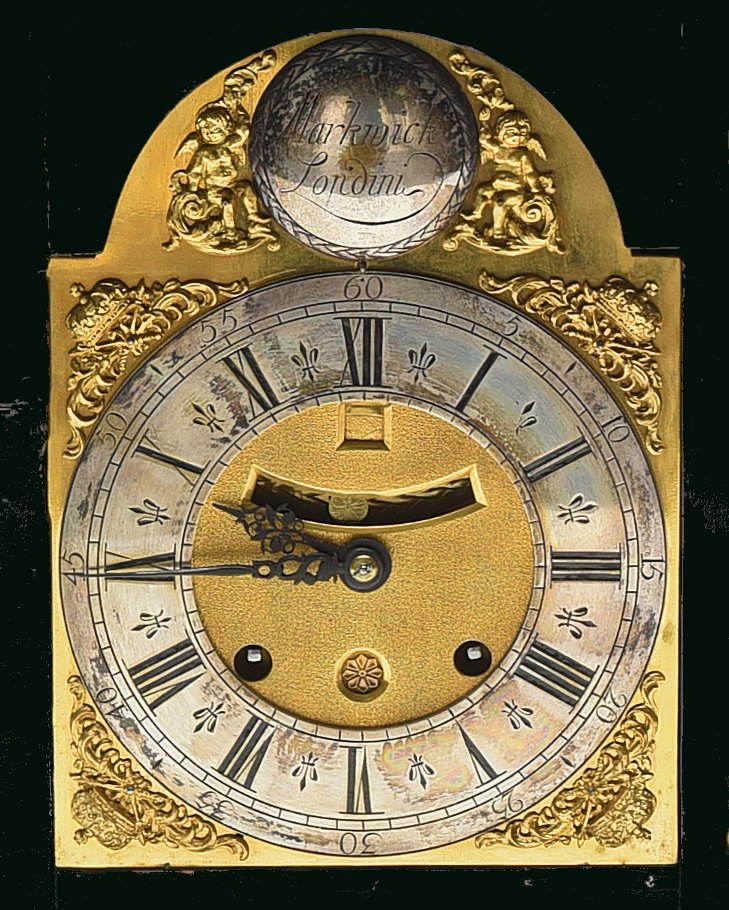 Pendule Bracket Clock Londres Vers 1730 James Markwick Londres  Signé  Markwick Londini  H. 40 -photo-2