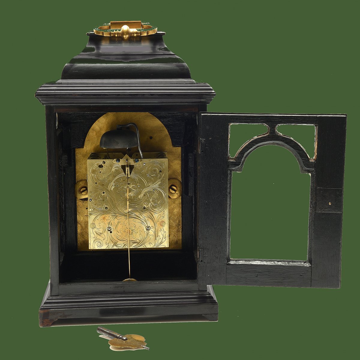 Pendule Bracket Clock Londres Vers 1730 James Markwick Londres  Signé  Markwick Londini  H. 40 -photo-3