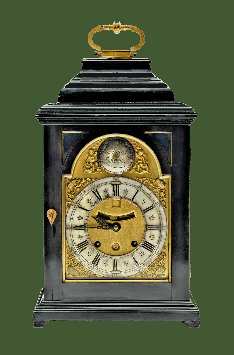 Pendule Bracket Clock Londres Vers 1730 James Markwick Londres  Signé  Markwick Londini  H. 40 