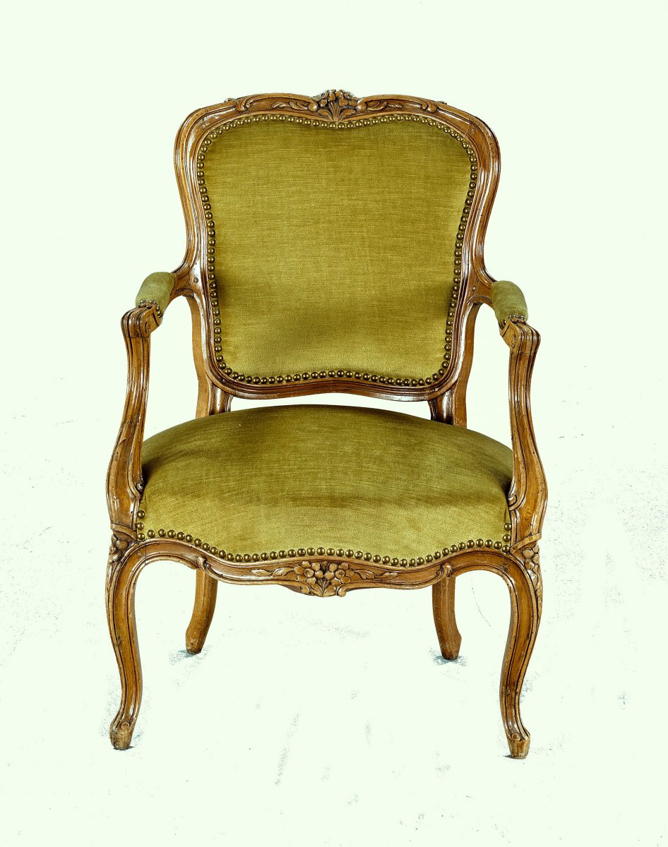 Fauteuil Louis XV C.1760 -photo-2