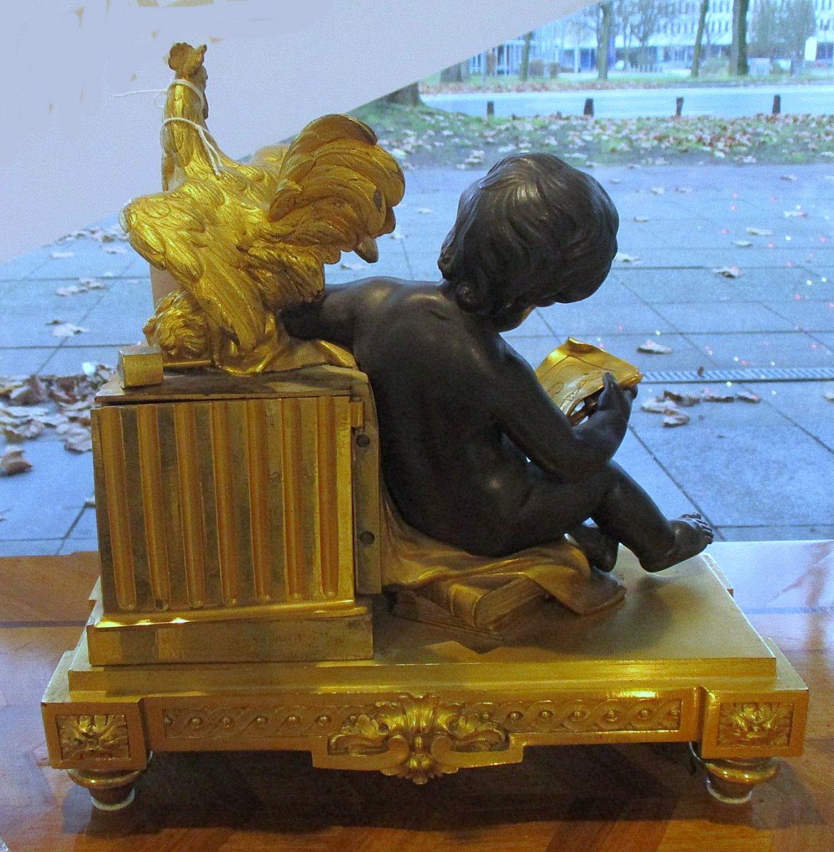 Louis XVI Clock Circa 1780. The Movement Signed Charles Dutertre In Paris-photo-2