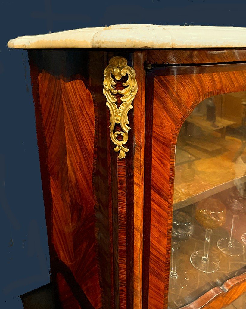 Louis XV Library Showcase Circa 1750 Stamped P Garnier-photo-1