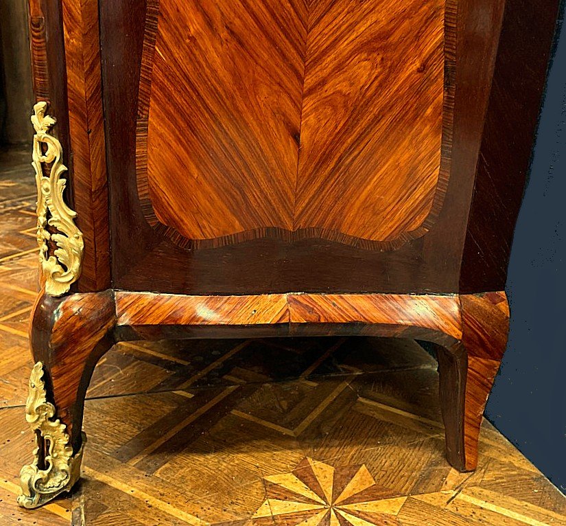Louis XV Library Showcase Circa 1750 Stamped P Garnier-photo-4