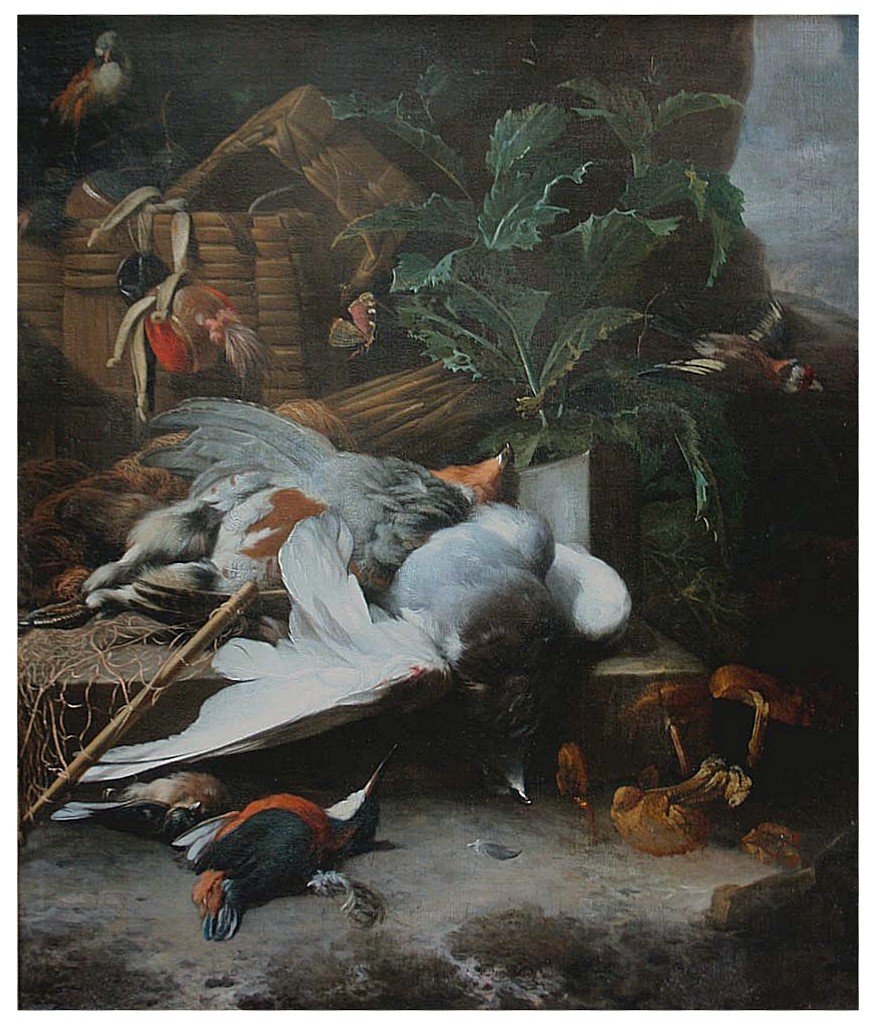 Melchior De Hondecoeter  1636 - 1695   Nature Morte Avec Oiseaux Vers 1660  -photo-2