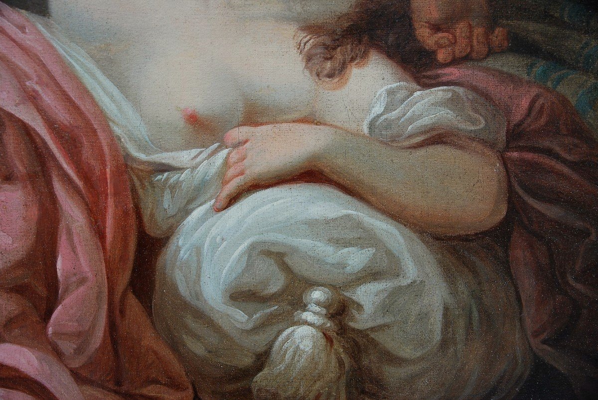 Charles De La Fosse 1636-1716 The Sleep (armida?)-photo-2