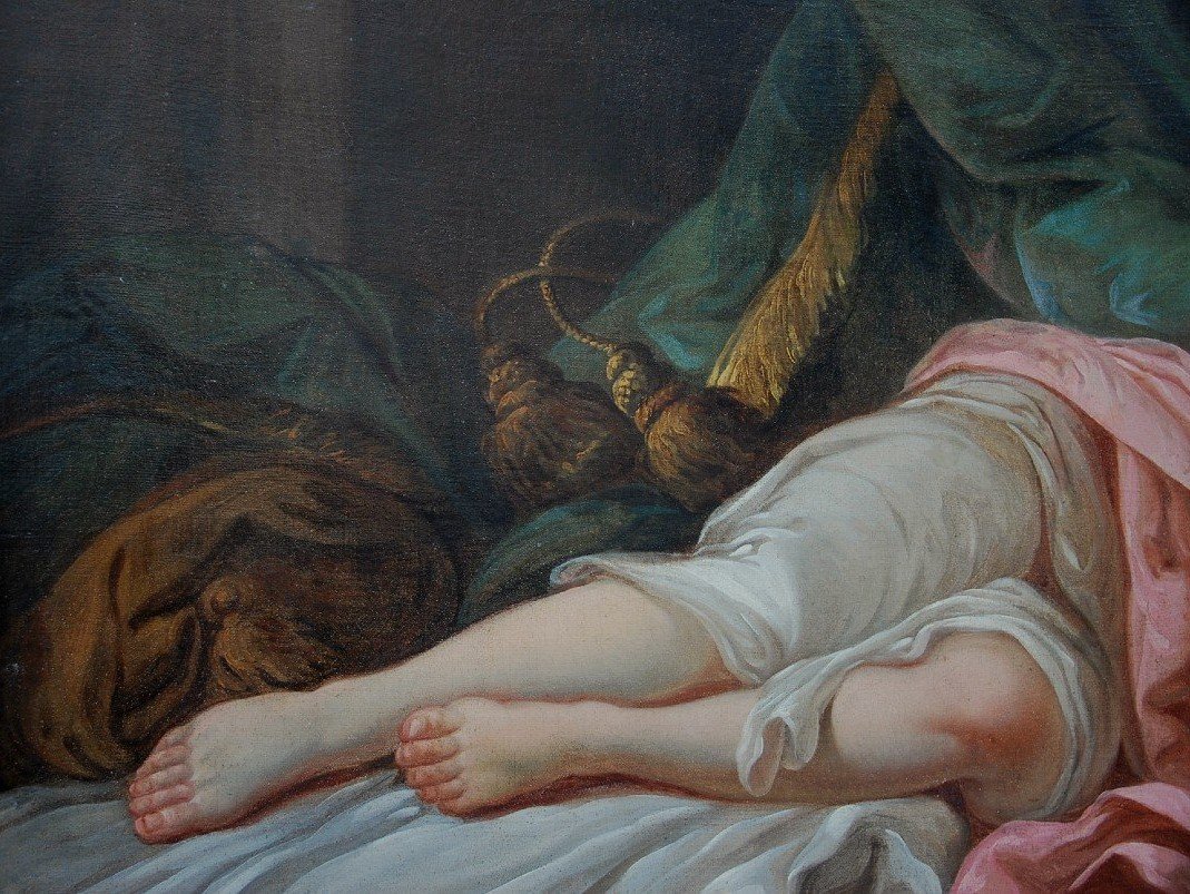 Charles De La Fosse 1636-1716 The Sleep (armida?)-photo-3