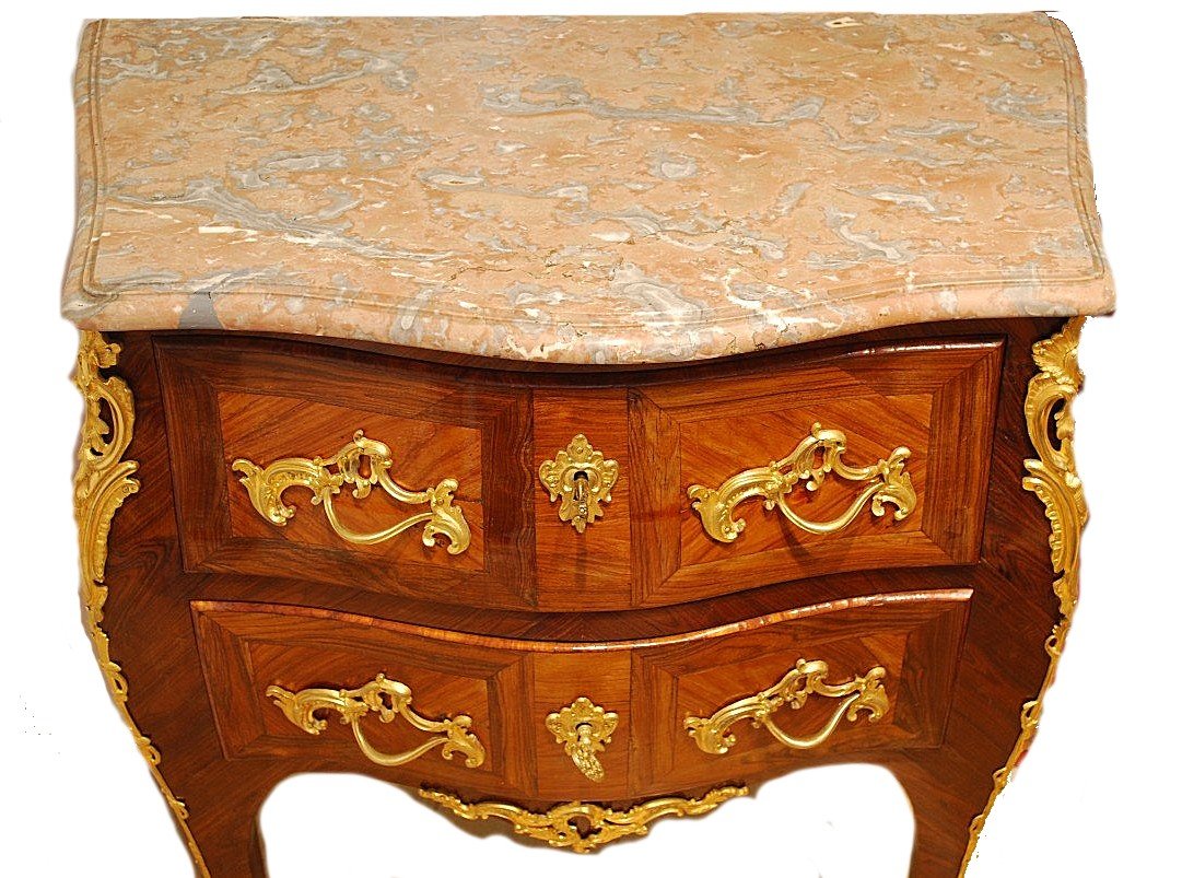 Commode Louis XV Vers 1765 Estampillé I*chenevat   Jacques Chenevat Maître 6 Décembre 1763  -photo-2