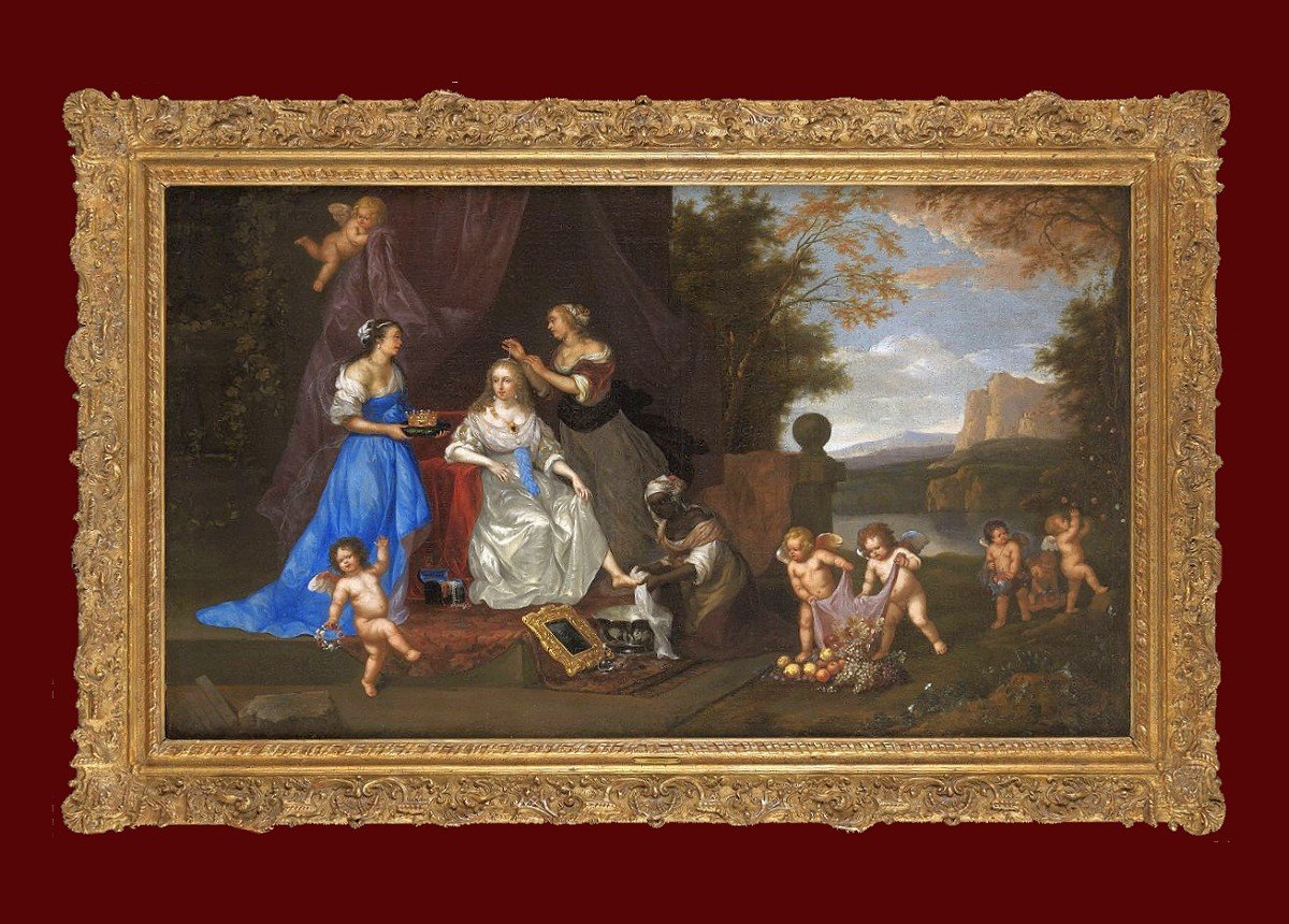François Verwilt (1623 -1691) The Toilet Of Venus Expertise Dr. Meijer Main Work