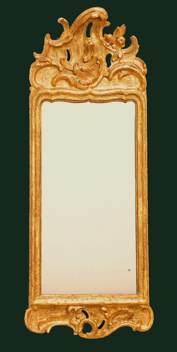 Louis XV Mirror Around 1750 98x35 Cm