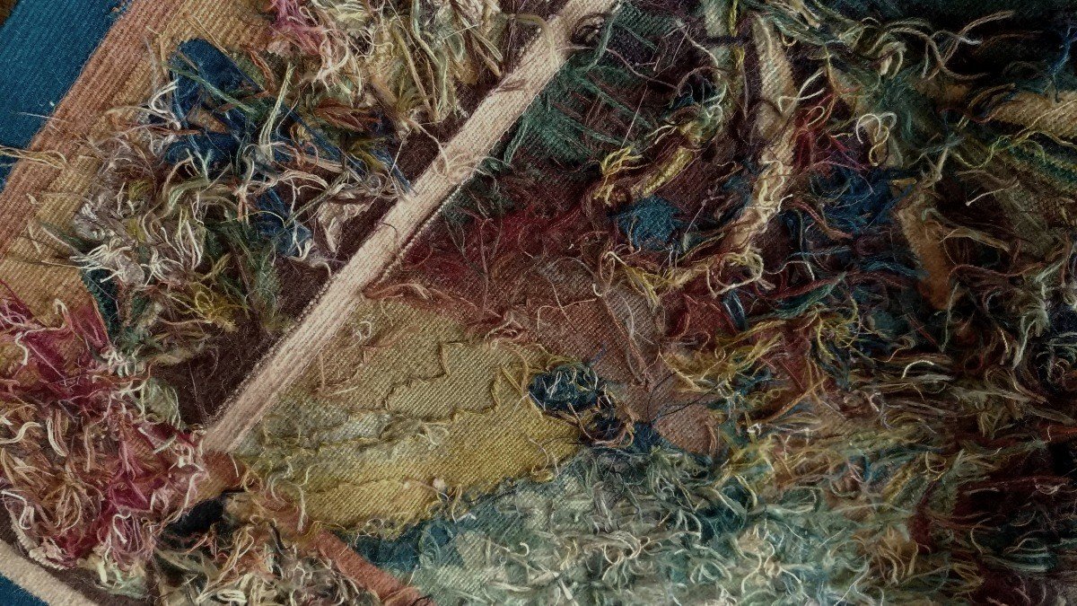 18th Century Aubusson Tapestry. 248 X 205 Cm-photo-1