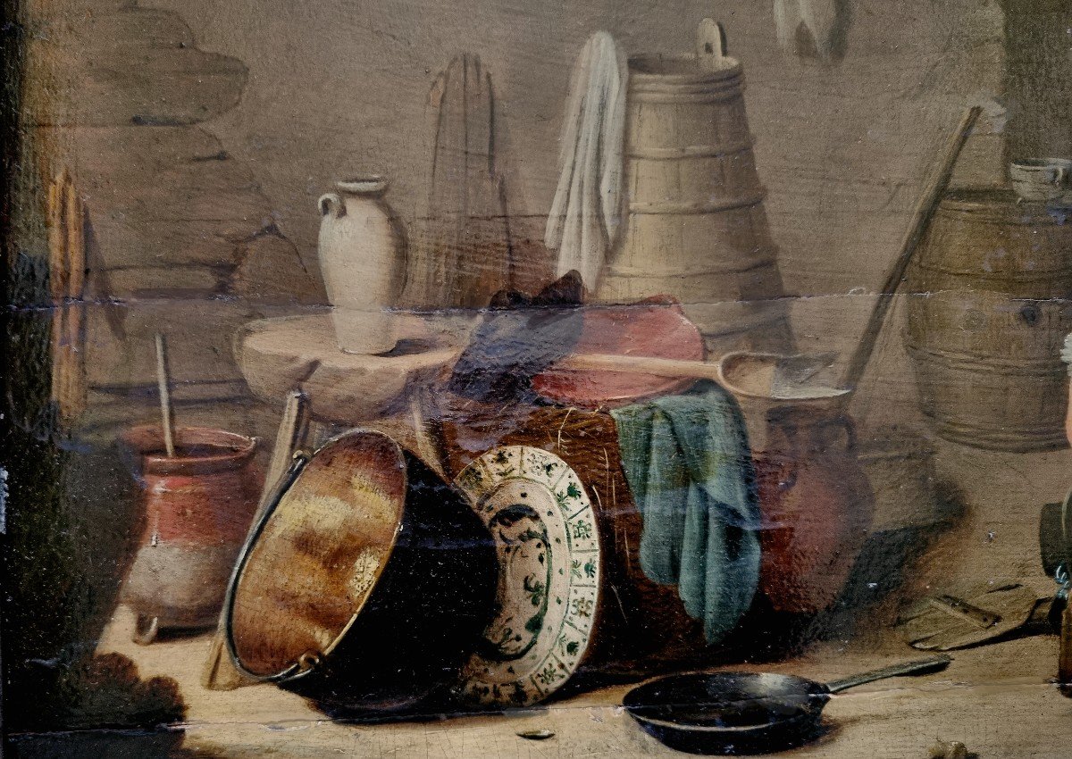 Mattheus Van Helmont Attr. (1623 After 1685) And Pieter Steenwijck Attr. (1615-1666)-photo-3