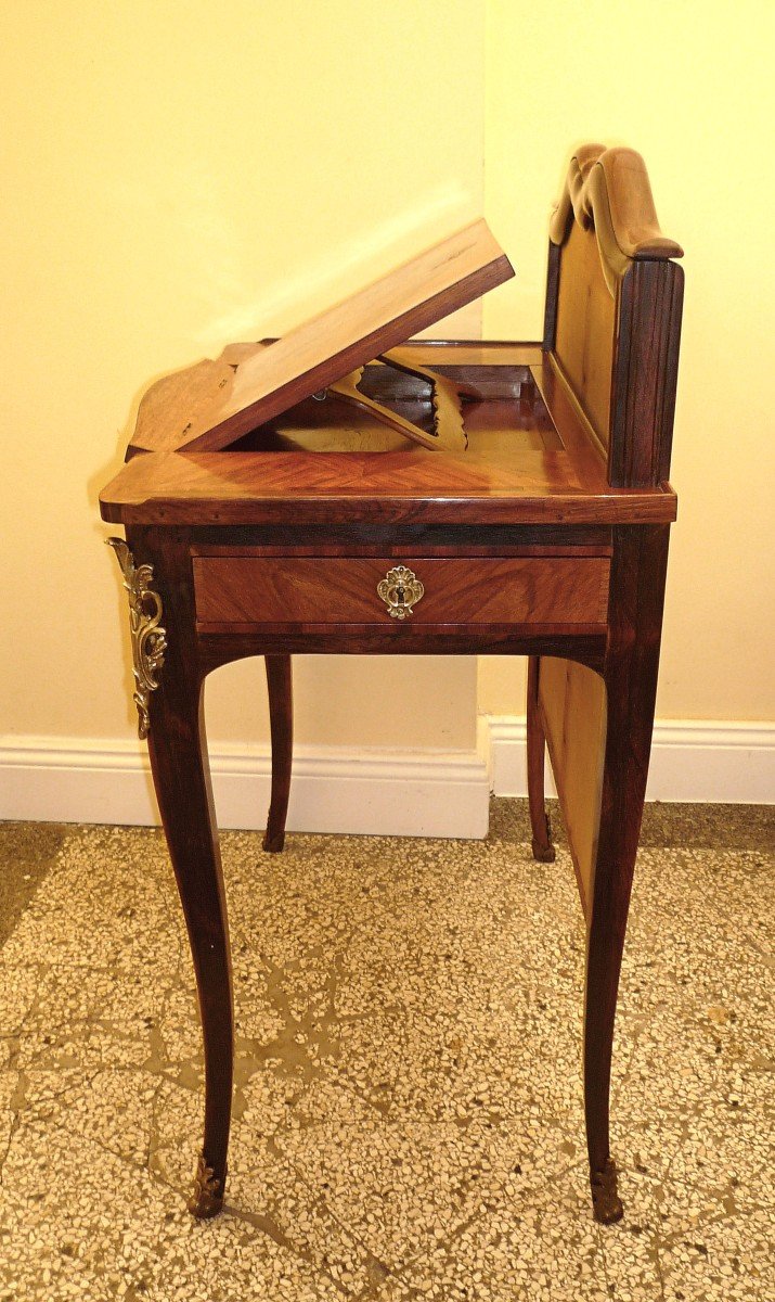 Table De Transformation Pupitre/bureau / Table à Dessin Avec Écran De LumiÈre Louis XV Ca.1750 -photo-4