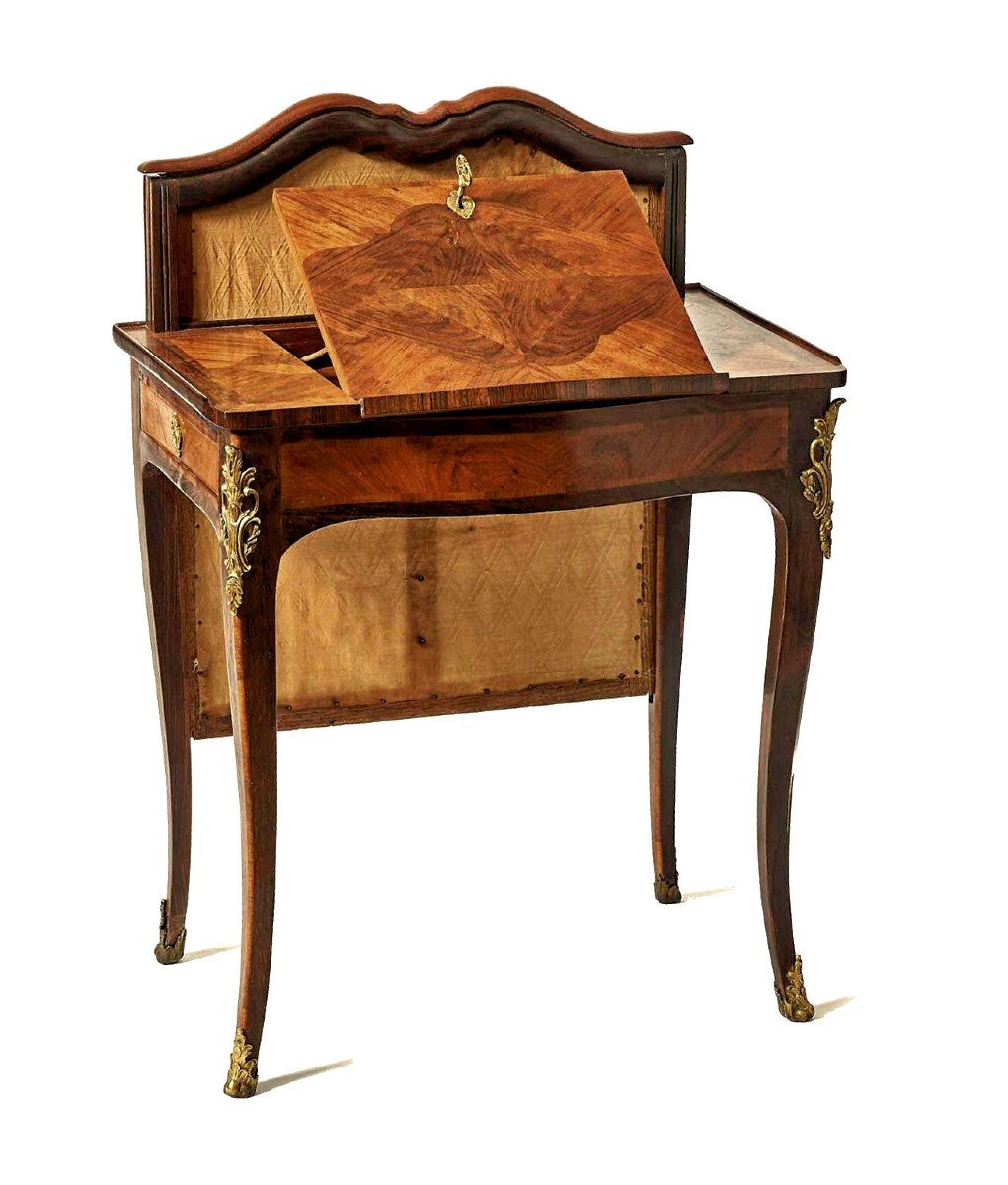 Table De Transformation Pupitre/bureau / Table à Dessin Avec Écran De LumiÈre Louis XV Ca.1750 