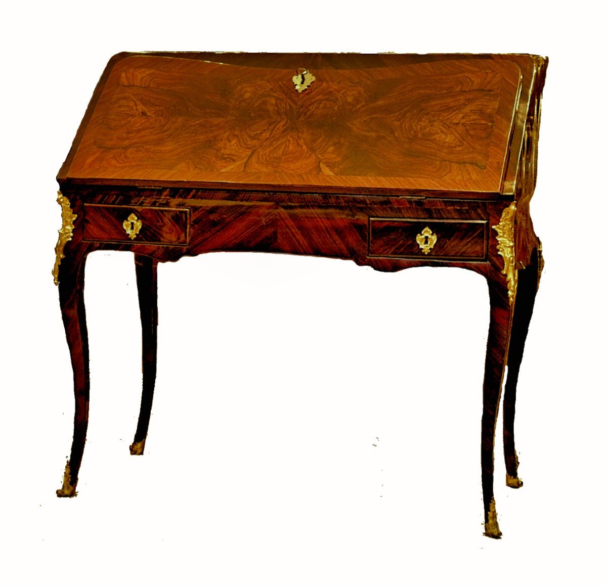 Secrétaire Des Dames Secrétaire Louis XV Vers 1750 Estampillé Mondon  Francois Mondon 1694-1770