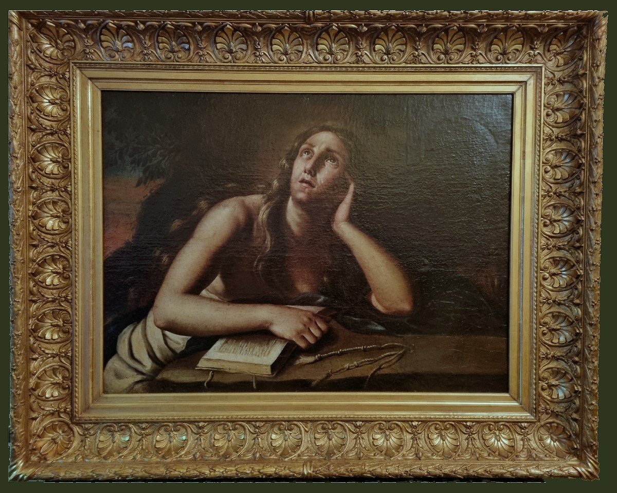 Lionello (également Leonello) Spada 1576 Bologne -1622 Parme  La Pénitente Marie-Madeleine-photo-2