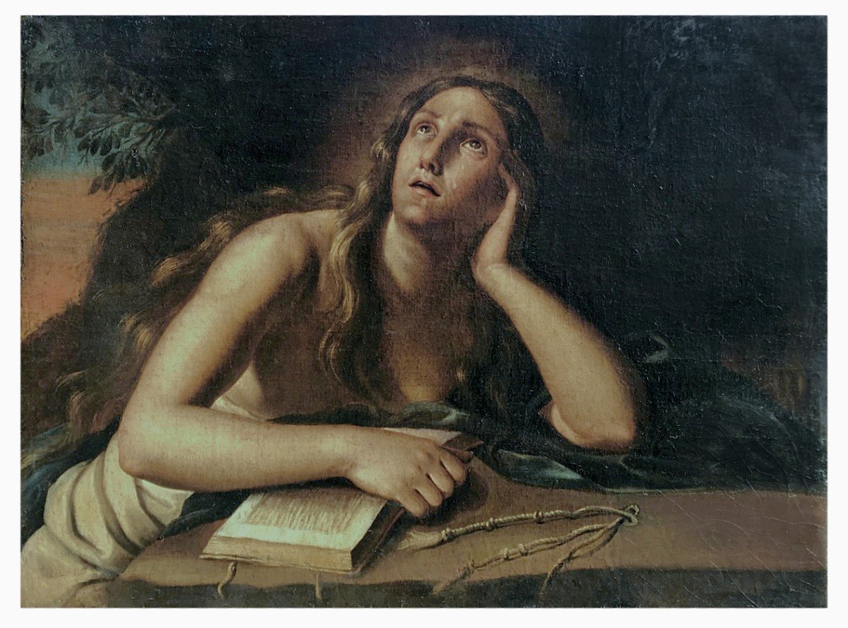 Lionello (également Leonello) Spada 1576 Bologne -1622 Parme  La Pénitente Marie-Madeleine