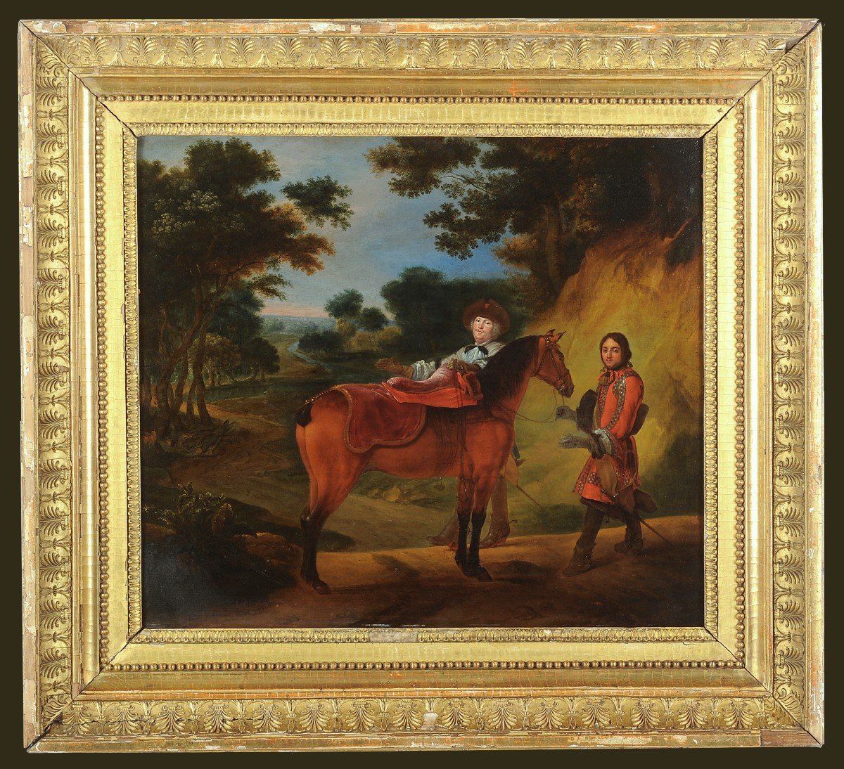 Johann Georg De Hamilton 1672-1737 Attr. Travel Preparation