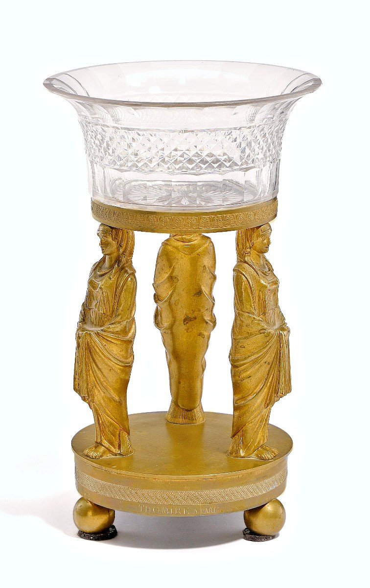 Table Center Especially Empire Around 1810 Signed Thomire In Paris H. 30 Cm-photo-4