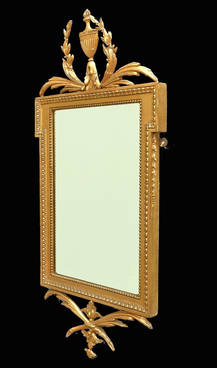 Miroir Louis XVI Vers 1780  88 X 41 Cm -photo-2